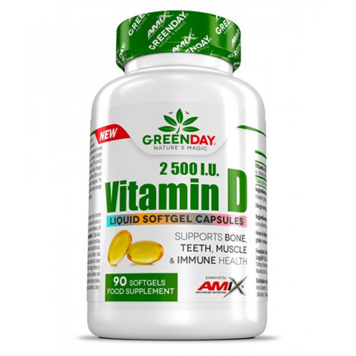 AMIX Vitamin D3 2500 I.U. / 90 Softgels